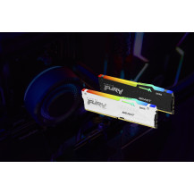Kingston Technology FURY Beast 64GB 6000MT/s DDR5 CL30 DIMM (Kit da 2 moduli) White RGB EXPO
