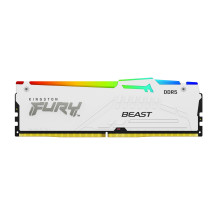 Kingston Technology FURY Beast 32 GB 5600 MT/s DDR5 CL40 DIMM (Kit da 2 moduli) White RGB XMP