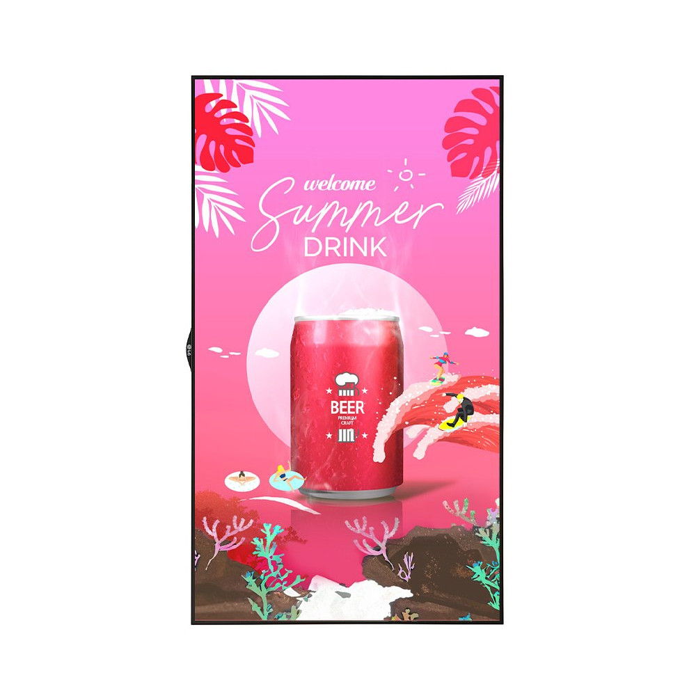 LG 75XS4P-B.AEU visualizzatore di messaggi Pannello piatto per segnaletica digitale 190,5 cm (75") LED 4000 cd/m² UHD+ Nero WebO