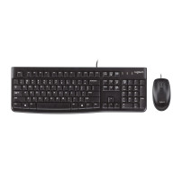 TASTIERA MK120 LOG + MOUSE NERA USB RETAIL