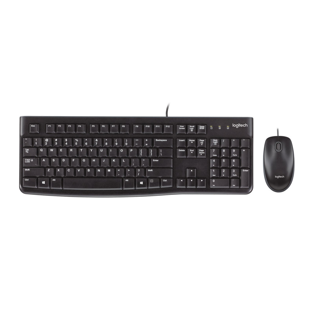 TASTIERA MK120 LOG + MOUSE NERA USB RETAIL