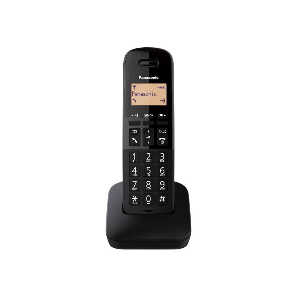 TELEFONO CORDLESS PAN TGB610 NERO ORA/ID CHI./RUBRICA 50 NUM/18 ORE