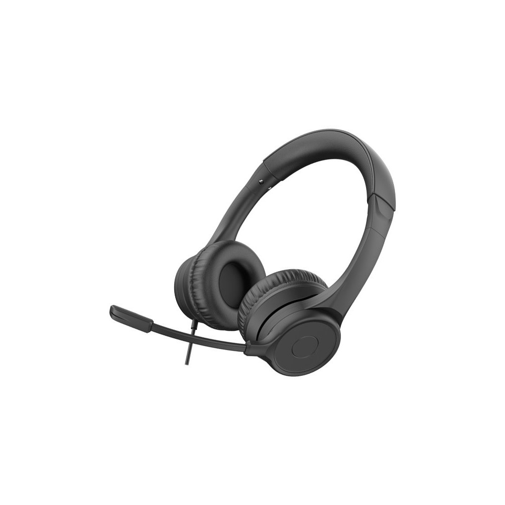 CUFFIA C/MICROFONO USB RING BK CON CONTROLLER VOLUME SU CAVO