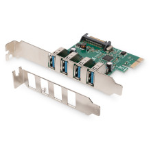 SCHEDA PCI-E USB 3.0 4 PORTE 5BIT/S