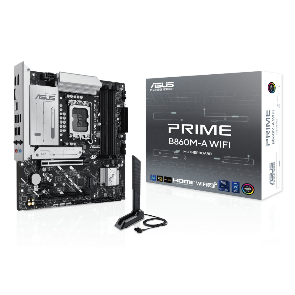 MB ASUS PRIME B860M-A WIFI 1851 4D5 2M.2 4S3 1HD/2DP MATX