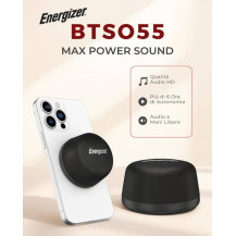SPEAKER BT + 500MAH ENERGIZER PORTABLE  WIRELESS CHARGER