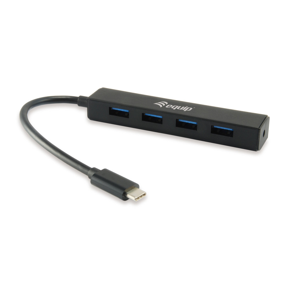 HUB USB C 3.2 4 PORTE BK 4*USB A