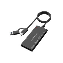 LETTORE SCHEDE USB 3.0 7IN1 BK 2*SD,2*MICRO SD/T-FLASH,MS,CF,XD