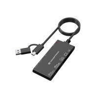 LETTORE SCHEDE USB 3.0 7IN1 BK 2*SD,2*MICRO SD/T-FLASH,MS,CF,XD