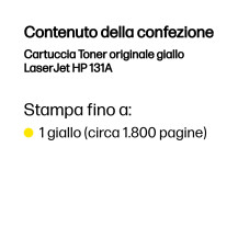 HP Cartuccia Toner originale giallo LaserJet 131A
