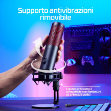 HyperX QuadCast 2 – USB Microphone (Nero)