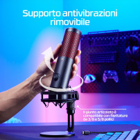 HyperX QuadCast 2 – USB Microphone (Nero)