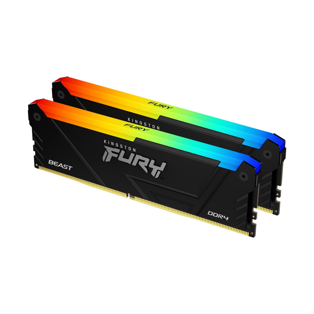 Kingston Technology FURY Beast 64GB 3200MT/s DDR4 CL16 DIMM (Kit da 2) RGB