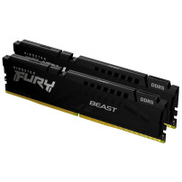 Kingston Technology FURY Beast 64GB 5600MT/s DDR5 CL36 DIMM (Kit da 2) Nero