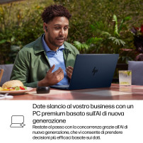 HP EliteBook X G1i Next Gen AI PC Wolf Pro Security Edition Copilot+ PC Intel Core Ultra 7 258V Computer portatile 35,6 cm (14")