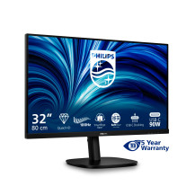 Philips 32B2U3601/00 Monitor PC 80 cm (31.5") 2560 x 1440 Pixel Quad HD LCD Nero