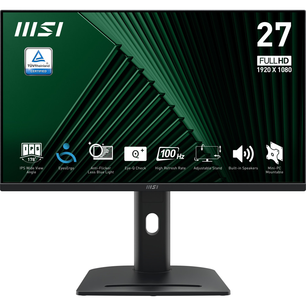 MON 27IPS FHD BK MM PIVOT MSI PRO MP275PG 1MS 100HZ