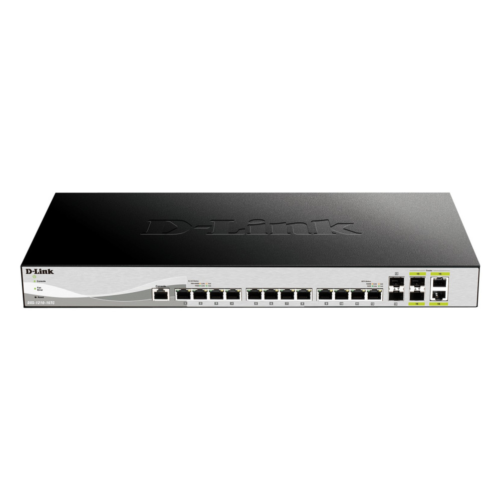 D-Link DXS-1210-16TC/E switch di rete Gestito L2 10G Ethernet (100/1000/10000) Grigio