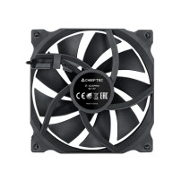 Chieftec ZF-1225PWM sistema di raffreddamento per computer Case per computer Ventilatore 12 cm Nero 1 pz