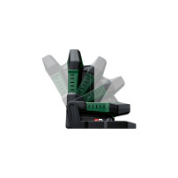 Bosch UniversalWorkLight 18V-2100 Nero, Verde