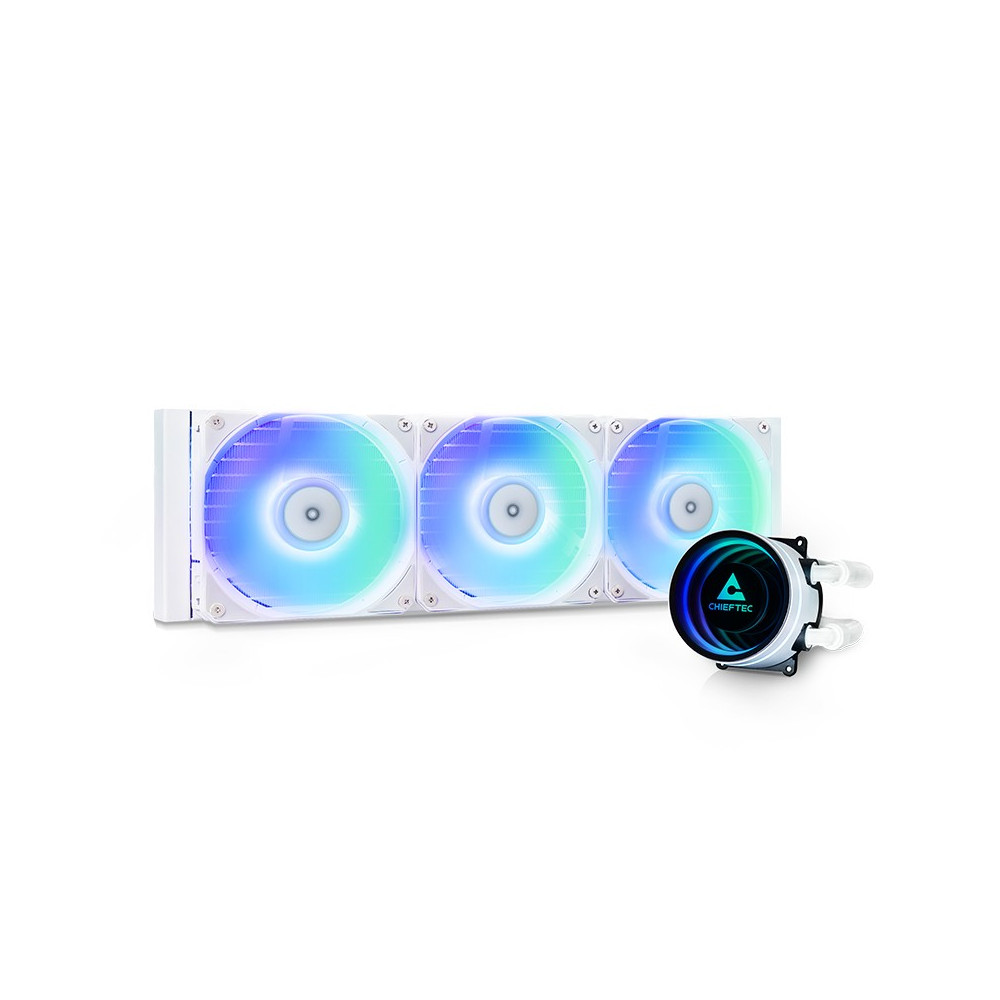 Chieftec CLC-360-RGB-W sistema di raffreddamento per computer Case per computer Raffreddatore di liquidi tutto in uno 12 cm Bian