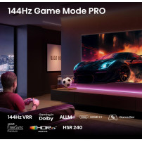 Hisense 55E77Q PRO 139,7 cm (55") 4K Ultra HD Smart TV Wi-Fi Nero
