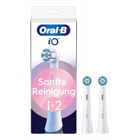 Oral-B iO Gentle Care 8700216373609 testina per spazzolino 2 pz Bianco