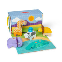 Melissa & Doug MDT BBN Blockables Safari Plyst GML