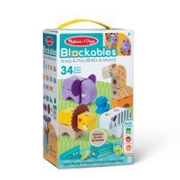 Melissa & Doug MDT BBN Blockables Safari Plyst GML