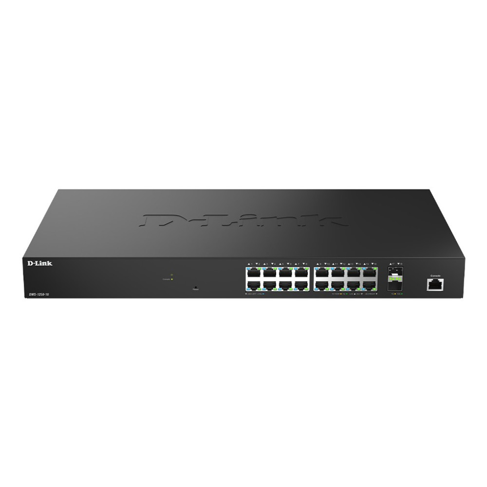 D-Link DMS-1250-18/E switch di rete Gestito L2 2.5G Ethernet (100/1000/2500) Nero, Interruttore