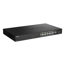 D-Link DMS-1250-18P/E switch di rete Gestito L2 2.5G Ethernet (100/1000/2500) Supporto Power over Ethernet (PoE) Nero, Interrutt