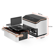 Cosori FRIGGITRICE AD ARIA Dual Blaze Twinfry™ Chef Edition, 10 Litri, 7 in 1, Doppia Resistenza, Doppio Cestello 5L&5L e Separa