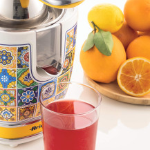 Ariete 413, Spremiagrumi Positano, Spremiagrumi Elettrico con Leva, 2 Coni per Frutti Grandi e Piccoli, Beccuccio Salvagoccia, M