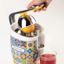 Ariete 413, Spremiagrumi Positano, Spremiagrumi Elettrico con Leva, 2 Coni per Frutti Grandi e Piccoli, Beccuccio Salvagoccia, M