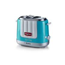 Ariete 206 Hot Dog Maker Party Time, Macchina per fare hot dog, 650 W, 5 livelli di cottura, 4 spazi di cottura, Espulsione auto