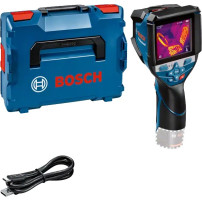 Bosch GTC 600 C Noise equivalent temperature difference (NETD) IR Nero, Blu 256 x 192 Pixel Display incorporato LCD