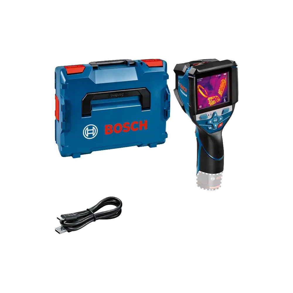 Bosch GTC 600 C Noise equivalent temperature difference (NETD) IR Nero, Blu 256 x 192 Pixel Display incorporato LCD