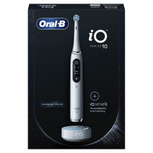 Oral-B iO Series 10 Adulto Spazzolino rotante-oscillante Bianco