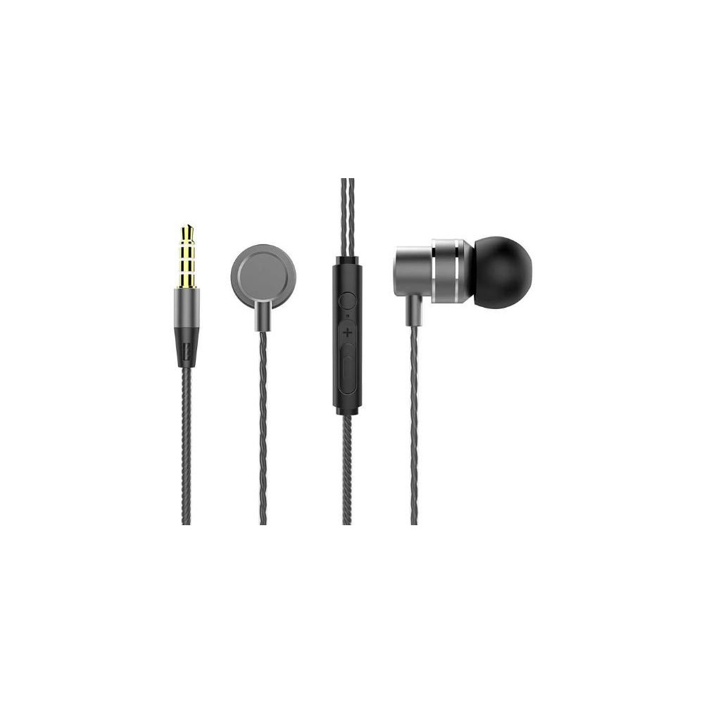 AURICOLARI CON MICROFONO LENOVO METAL EARBUDS BLACK