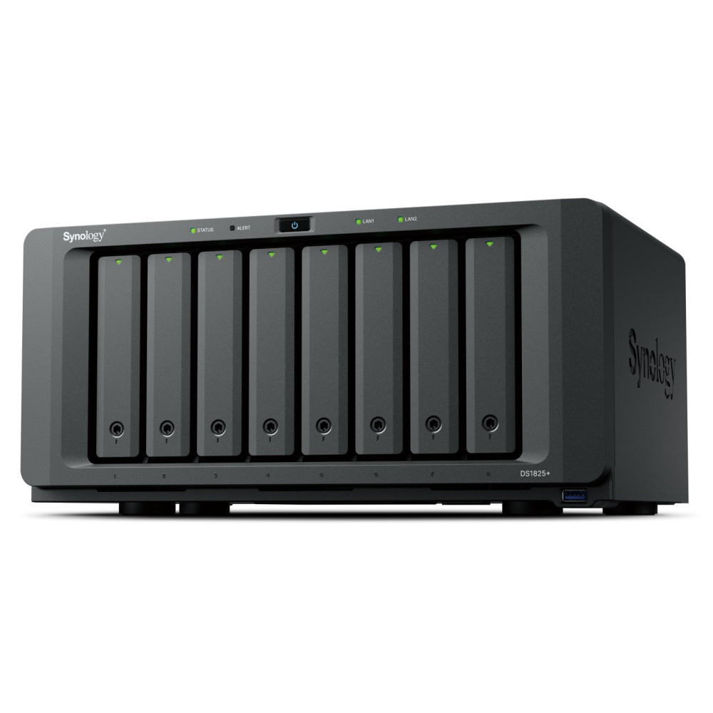 NAS SYNOLOGY DS1825+ 8X2,5SSD/3,5SA TA HDD/8GBDDR4ECC