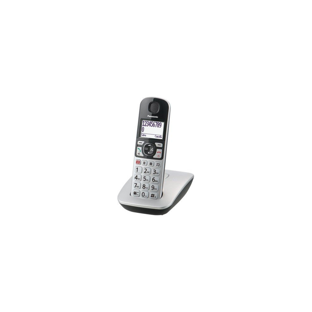 TELEFONO CORDLESS PAN TGE510 SILVER LCD 1.8/VV/BLOCC CH/COMP.APP.ACUST