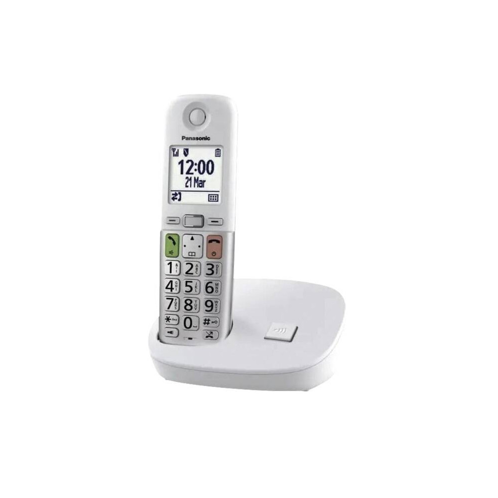 TELEFONO CORDLESS PAN TGU410 WHITE LCD 2.1/BLOCCO CH/COMP.APP.ACUST
