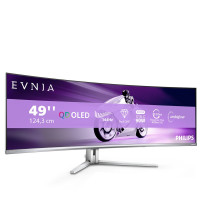 Philips Evnia 8000 49M2C8900L/00 Monitor PC 124,2 cm (48.9") 5120 x 1440 Pixel Dual QHD QD-OLED Bianco