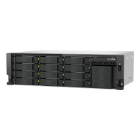 QNAP TS-H1655XEU-RP Server di archiviazione Armadio (3U) Intel Atom® C5125 8 GB DDR4 0 TB QuTS hero Nero, Grigio
