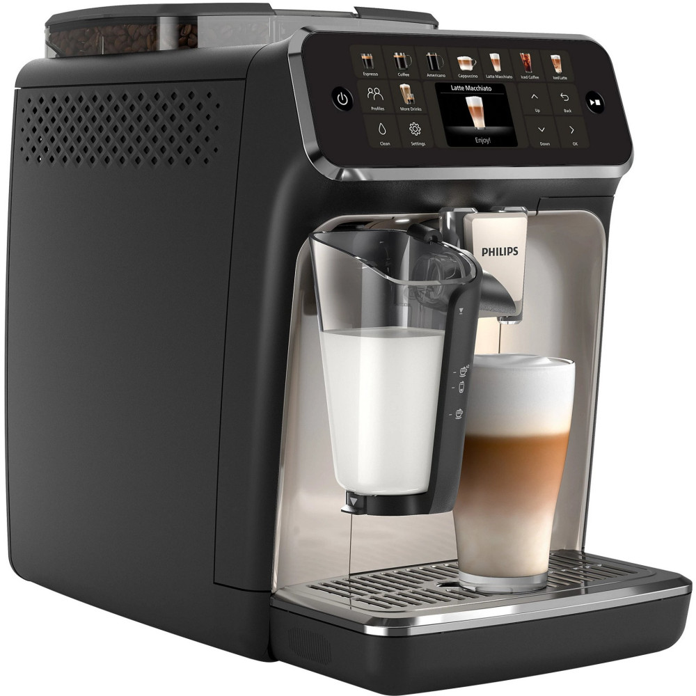 Philips 5500 series LatteGo EP5547/90 Macchina caffè automatica, 20 bevande, cappuccinatore, 1.8 L, macine in ceramica, Macchina