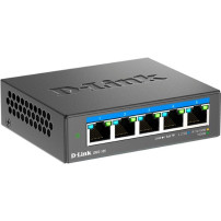 D-Link DMS-105 Non gestito L2 2.5G Ethernet (100/1000/2500) Nero, Interruttore