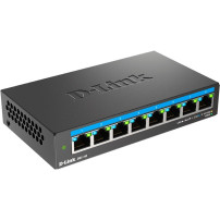 D-Link DMS-108 Non gestito L2 2.5G Ethernet (100/1000/2500) Nero, Interruttore