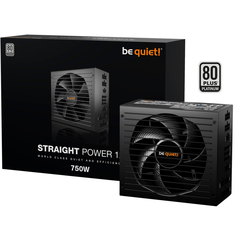 be quiet! Straight Power 12 alimentatore per computer 750 W 20+4 pin ATX ATX Nero, Alimentatore PC