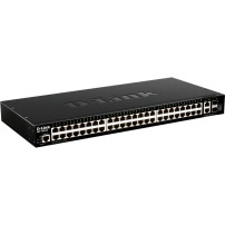 D-Link DGS-1520-52/E switch di rete Gestito L3 10G Ethernet (100/1000/10000) 1U Nero, Interruttore