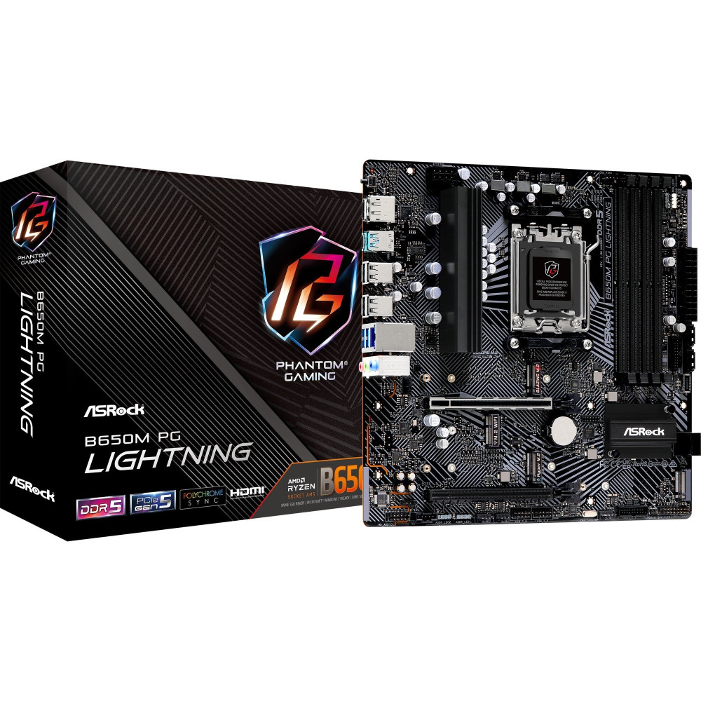 ASRock B650M PG LIGHTNING, Scheda madre